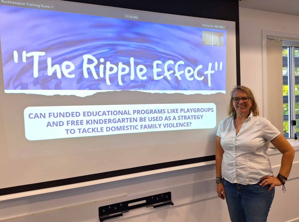 The Ripple Effect Gladstone Rockhampton Integreat IntegreatQLD Domestic Violence Children Playgroup Educators Teachers Safer Pathways Department of Social Services